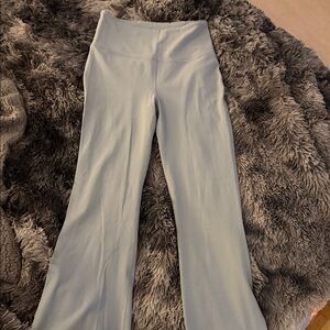 lululemon athletica Light Gray Flare Pants